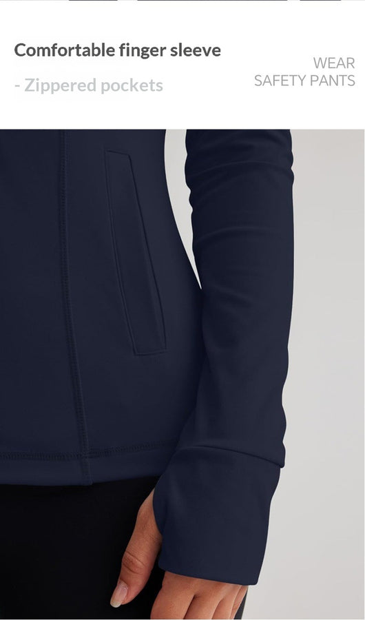 Chaqueta Deportiva Ajustada de Manga Larga con Tecnología Elástica - Image 11