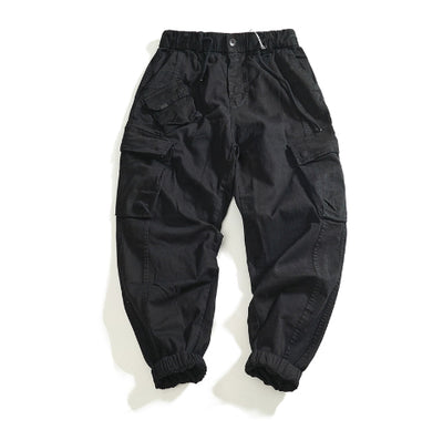 Pantalones Cargo Sueltos con Múltiples Bolsillos y Efecto Desgastado - Image 2