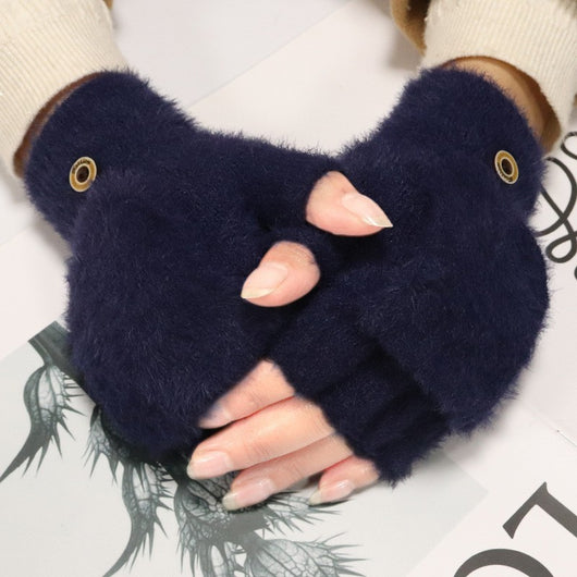 Guantes Térmicos con Dedos Libres para Mujer - Perfectos para Estudiantes - Image 4