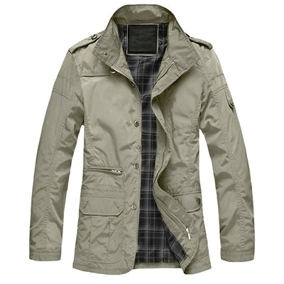 Blazer Ejecutivo Talla Grande con Cuello Alzado - Casual Profesional - Image 4