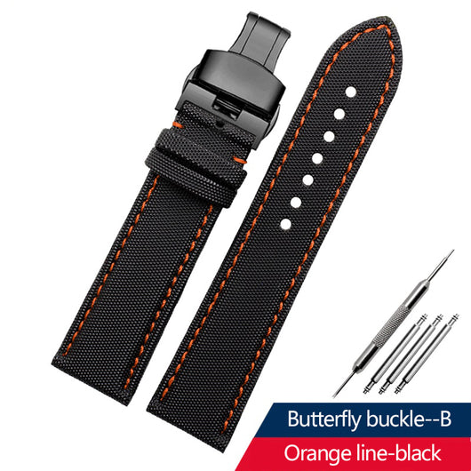 Correa de Reloj Nylon Canvas Tiansuo Haixing para Hombre - Image 16