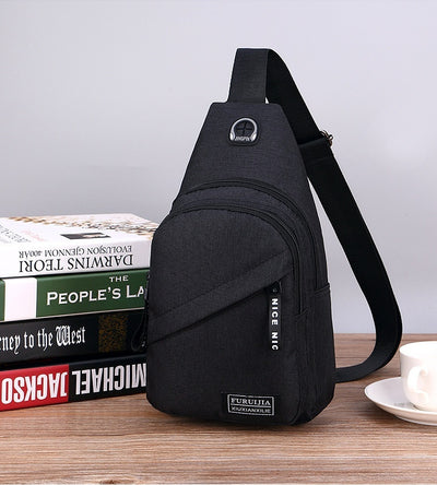 Bolsa Mensajera Estilo Coreano para Hombre - Tela Oxford Casual - Image 13