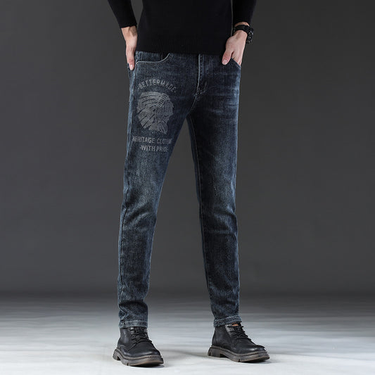 Pantalones Casuales Slim Fit con Tela Elástica para Hombre - Image 2