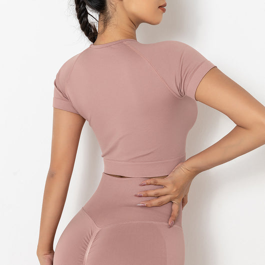 Playera Deportiva Tejida sin Costuras para Mujer - Yoga, Running y Fitness - Image 17