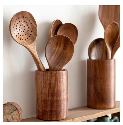 Espátula de Madera con Mango Largo Antiadherente - Utensilios de Cocina Profesionales - Image 22