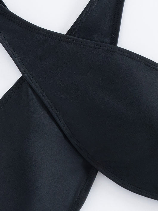 Bikini Enterizo Ajustado Cuello Alto para Mujer - Image 10