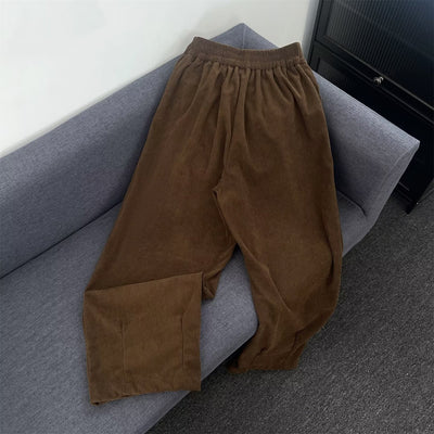 Pantalones Casuales Holgados Versátiles para Otoño e Invierno - Image 10