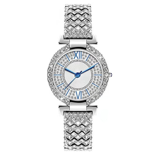 Juego de 5 Relojes para Mujer con Diamantes y Números Romanos - Image 2