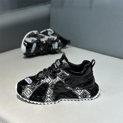 Zapatos Deportivos para Hombre con Suela Gruesa y Bordado Ligero - Image 13