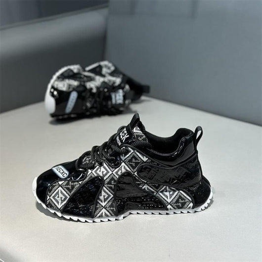 Zapatos Deportivos para Hombre con Suela Gruesa y Bordado Ligero - Image 13