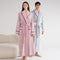 Thick Flannel Thermal Robe for Couples