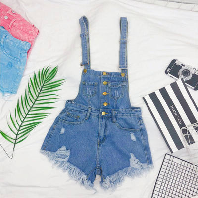 Shorts Coreanos Delgados con Flecos Estilo