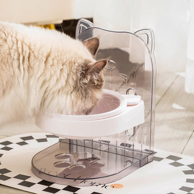 Comedero Elevado para Gatos con Protección de Cuello y Control de Derrames - Image 12