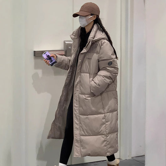 Abrigo Acolchado Grueso Estilo Coreano Suelto para Mujer - Image 2