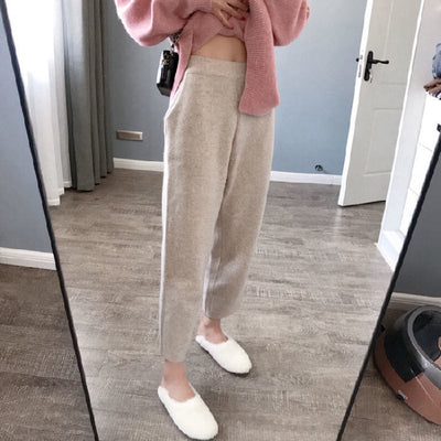 Pantalones Anchos Sueltos para Mujer - Estilo Casual Otoño - Image 2