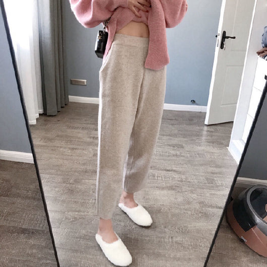 Pantalones Anchos Sueltos para Mujer - Estilo Casual Otoño - Image 2