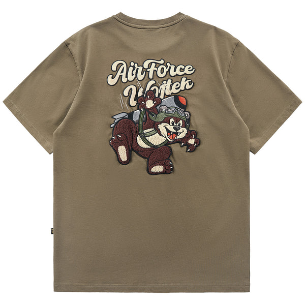 Camiseta Infantil de Algodón con Bordado de Dibujos Animados - Manga Corta Estilo Americano - Image 5