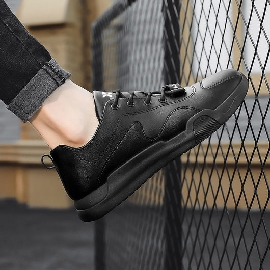 Tenis de Cuero con Cordones y Suela Ligera Flexible - Image 4