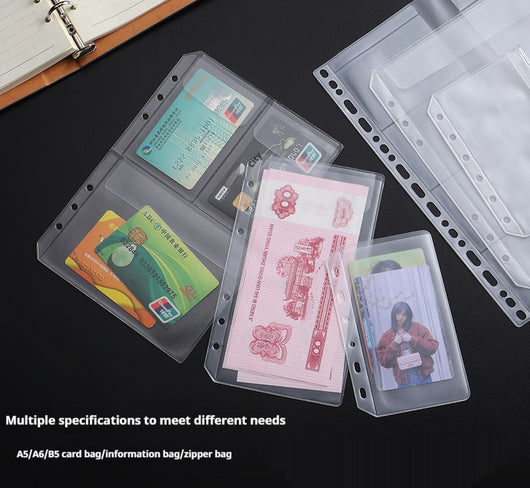 Bolsa Organizadora Transparente con Cierre para Cuadernos A5/A6 y Tarjetas - Image 30