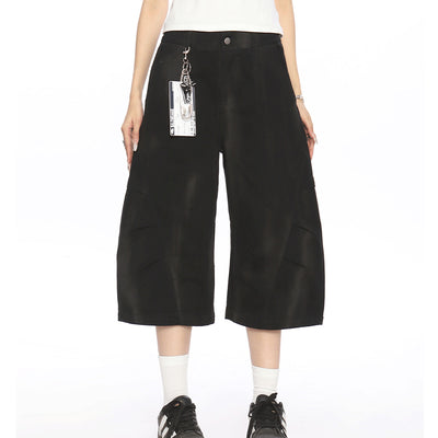 Shorts de Trabajo Vintage Teñido Artesanal para Mujer - Image 13