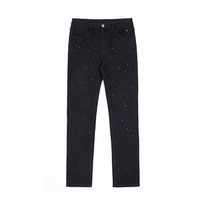Jeans Casual Holgados con Tachuelas y Lavado Diamante - Image 11