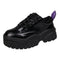 Zapatillas Plataforma Retro Vaca y Leopardo con Cordones - Estilo Daddy Shoes
