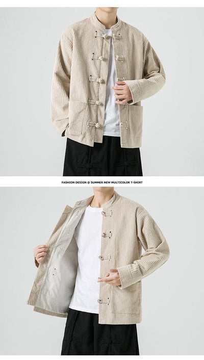 Chaqueta de Pana Han Mejorada - Abrigo Versátil de Algodón - Image 17