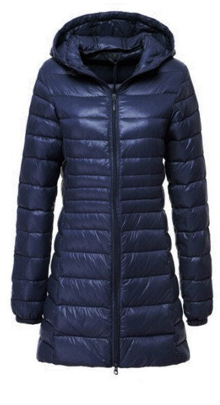 Chaqueta Acolchada Ligera Tallas Grandes con Capucha Otoño Invierno - Image 7