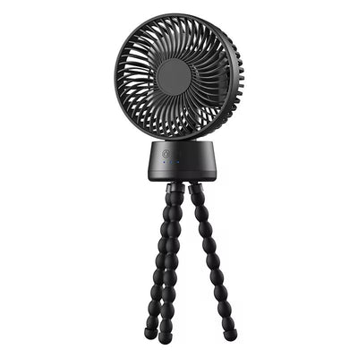 Ventilador Pulpo 21000mAh Negro - Portátil y Recargable
