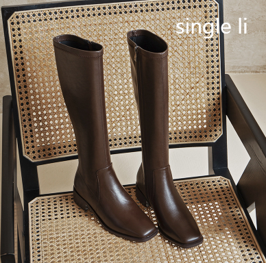 Botas Altas de Invierno en Cuero Premium con Tela Stretch y Forro de Terciopelo - Image 7