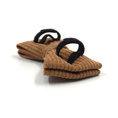 Brown corduroy pet harness with gold-colored metal quick-release buckle and D-rings, shown on a white background. - Image 14