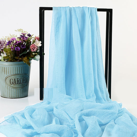 Pañuelo de Seda Simulada para el Sol - Chal Protector UV para Mujer - Image 24