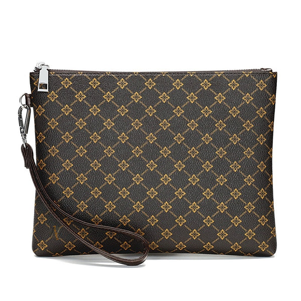 Cartera Tipo Sobre para Hombre con Diseño Cuadros Gingham - Image 6