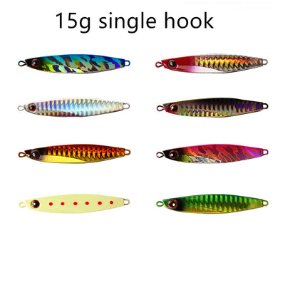 Señuelo de Pesca con Lentejuelas Colores Primarios - Placa de Hierro Pequeña - Image 9