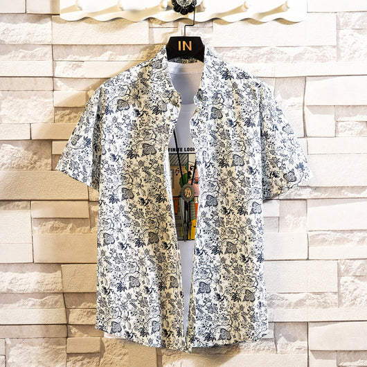 Camisa Casual Floral para Hombre - Image 3