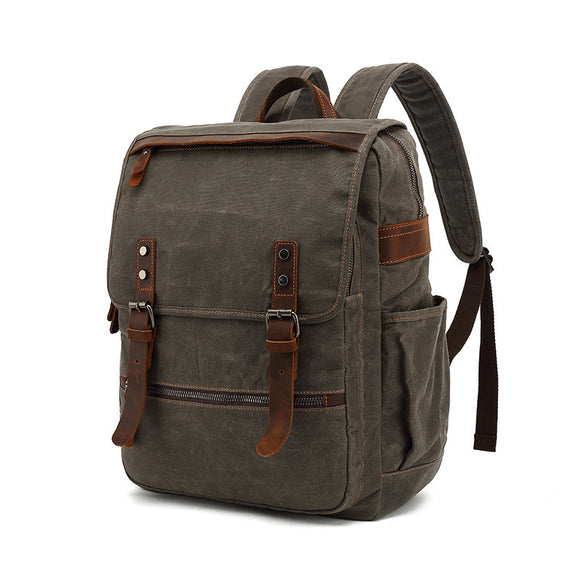 Mochila Escolar Impermeable con Tratamiento de Cera