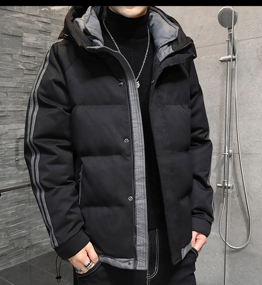 Chaqueta Acolchada de Invierno para Hombre - Algodón y Plumón - Image 3