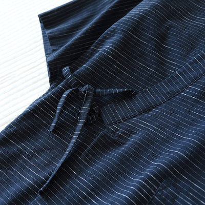 Pijama Kimono de Algodón para Hombre - Bata Ligera Tallas Grandes Verano - Image 12