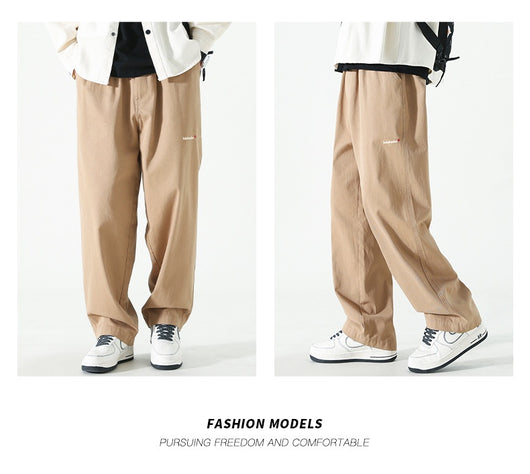 Pantalones Cargo Sueltos para Hombre Rectos Casuales - Image 23