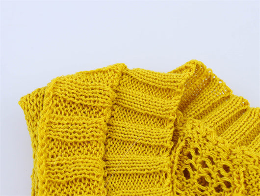 Chaleco Tejido Amarillo Sweet Style - Versatilidad y Elegancia Sin Mangas - Image 9