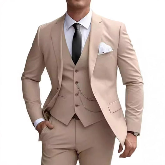 Traje Slim Fit Ejecutivo para Hombre - Elegancia Formal y Temperamento Empresarial - Image 5