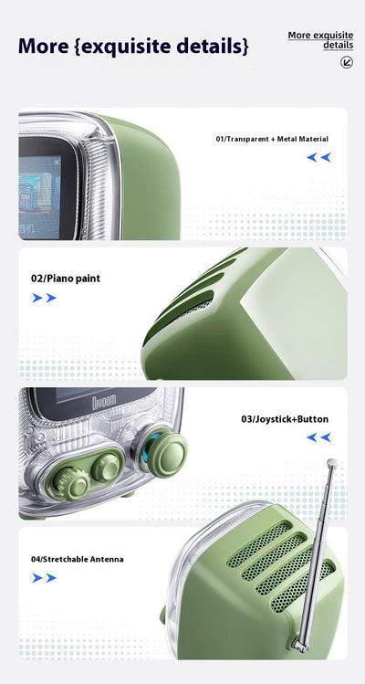 Parlante Bluetooth de Escritorio con Diseño Decorativo - Image 14