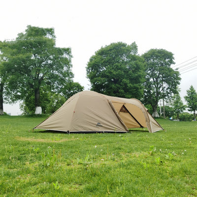 Carpa Familiar Impermeable con Postes de Aluminio para Lluvia Intensa