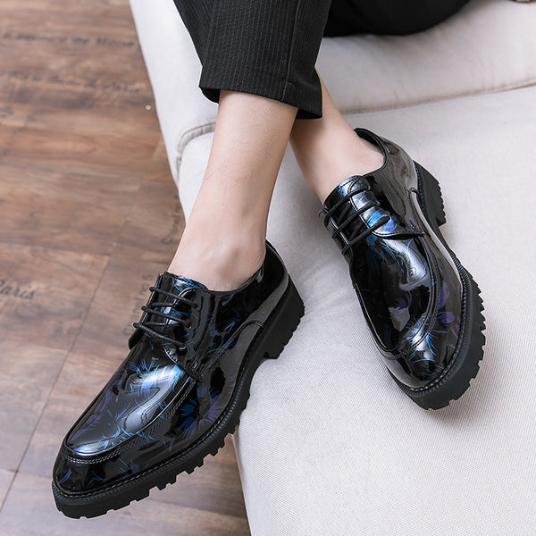 Zapatos de Cuero Business Casual British Spring para Hombre