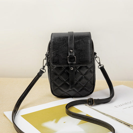 Bolso Bandolera Retro para Mujer - Bolsa de Hombro Único para Teléfono y Accesorios - Image 4