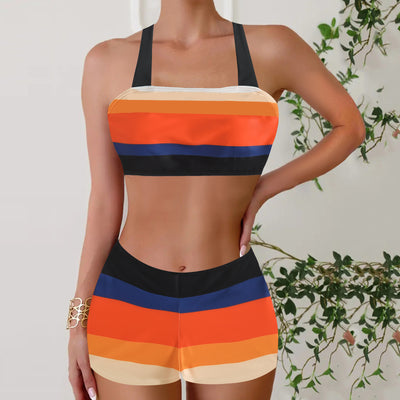 Bikini Triángulo Halter Cintura Alta - Image 17