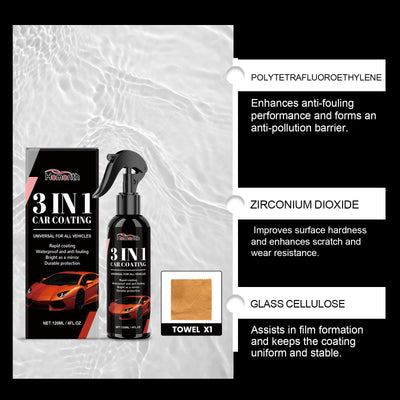 Spray Protector 3 en 1 para Auto - Limpieza, Brillo y Cera - Image 9