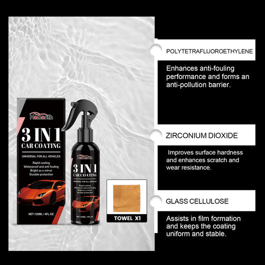 Spray Protector 3 en 1 para Auto - Limpieza, Brillo y Cera - Image 9