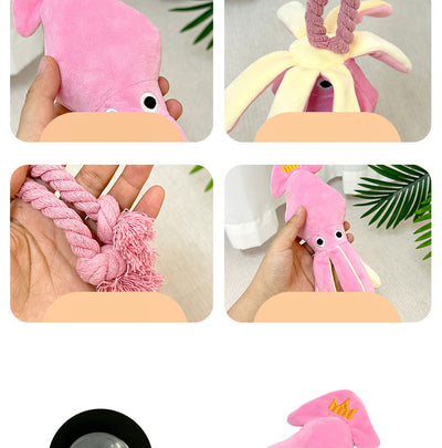 Juguete para Perro Pulpo Adorable con Sonido y Cuerda - Juguete Interactivo para Mascotas - Image 11