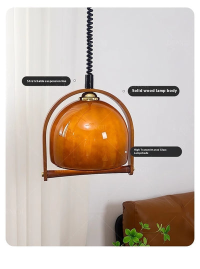 Lámpara Colgante Retráctil Estilo Vintage Americano para Dormitorio - Image 12